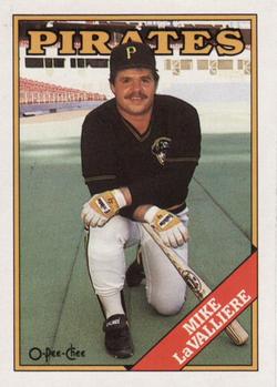 1988 O-Pee-Chee Baseball Cards 057      Mike LaValliere